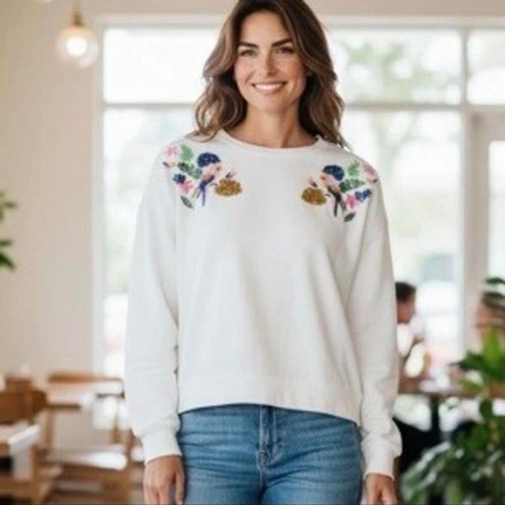 Lily pull it embroidered bird